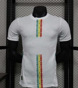 جاكيتات كرة قدم للكبار مخصصة من ألياف البوليستر العاجية على الساحل ، جاكيتات كرة قدم سنيجالي مقاومة للرياح سريعة الجفاف ، ياقة قائمة بأكمام كاملة - Product Image 4