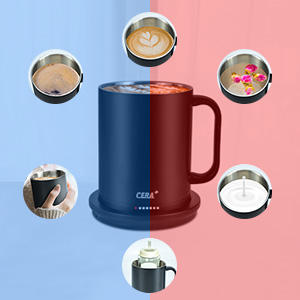 <span class=keywords><strong>CERA</strong></span> +-taza inteligente con Control de temperatura, taza de café caliente controlada por aplicación, auto calefacción, 16,5 oz - Product Image 4