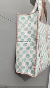Bolsa de Mano Ecológica de Tela de Algodón con Color Sólido y Parte Superior Abierta, Bolsa de Compras para Mujer, Estilo Moderno, Otoño, Todas las Temporadas - Product Image 4