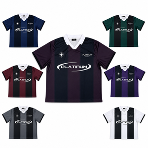 Maillots de football classiques d'été respirants à impression numérique personnalisée, maillots de football rétro, uniforme d'équipe de football OEM - Product Image 1