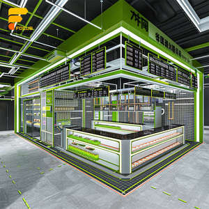 Thực phẩm quán cà phê quán cà phê thiết kế quầy bar bong bóng trà Máy Trạm nhà hàng thanh hiển thị đồ nội thất - Product Image 5