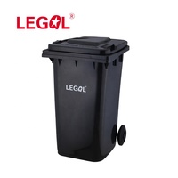 Cubo de basura de plástico con etiqueta de 240 litros, 120 litros, 100 litros, Cubo de basura con ruedas, cubos de reciclaje de polvo, cubos de basura para exteriores