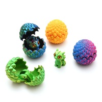2025 Original 3D imprimé Dragon oeuf jouet modèle créatif anti-Stress Mobile pour enfants Animal dinosaure produit Genre