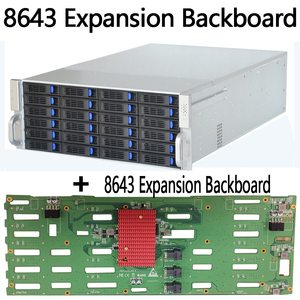 4U Hot-Swap Rack-<span class=keywords><strong>Server</strong></span> <span class=keywords><strong>24</strong></span>-Festplatten-Speichergehäuse mit Lüfter ATX CRPS Redundante Stromversorgung EATX Motherboard-Steckplatz Vorrätig - Product Image 3