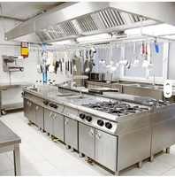 Équipement de cuisine commercial complet en acier inoxydable pour restaurant, hôtel, cantine, solution clé en main pour projet de cuisine
