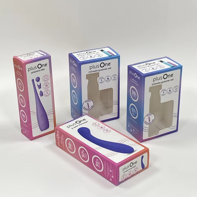 Eco-friendly Adult Product Gift Box  Packaging with Sponge Liner UV Coating Embossing Matt Lamination