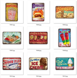 Gaoyang Barbecue Vintage <span class=keywords><strong>Plaque</strong></span> en étain <span class=keywords><strong>Plaque</strong></span> en métal rétro <span class=keywords><strong>Plaque</strong></span> <span class=keywords><strong>BBQ</strong></span> affiche décor mural pour cuisine café dîner Bar - Product Image 2