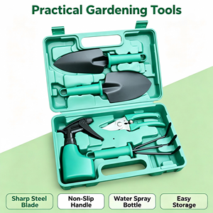 Ensemble d'outils de jardin multifonctionnels, sécateurs, pelle de plantation pour retourner et ameublir la terre - Product Image 4
