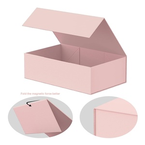 Recommend Wholesale Fancy Sturdy Reusable Folding Magnet Rigid <b>Gift</b> <b>Box</b> With Custom Design - Product Image 4