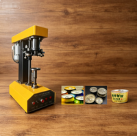 Máquina Selladora Manual de Latas Pequeñas, Selladora de Botellas de Aluminio para Bebidas, Selladora de Latas de Cola en Forma Circular
