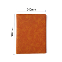 Suministros de oficina Business A4 PU cuero portapapeles cartera carpeta Padfolio documentos titular organizador
