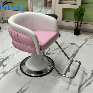 เก้าอี้ทำผมเด็ก Kisen Luxury สำหรับร้านเสริมสวย เก้าอี้ตัดผมเด็กแบบมืออาชีพ พับได้ ยกขึ้นลงได้ พร้อมปั๊มไฮดรอลิกขนาดใหญ่ เฟอร์นิเจอร์ร้านเสริมสวย - Product Image 3