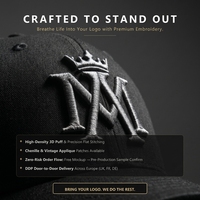 YKZG 2026 Oxford Dot Dad Hat 3D Puff Borduurwerk Urban Streetwear Mosterdgeel Premium Gewassen Katoenen Baseballpet Contrastkleurige Klep