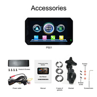 Étanche Moto 5 pouces Extérieur GPS Navigation Carplay Android Auto Stéréo Bluetooth Carplay