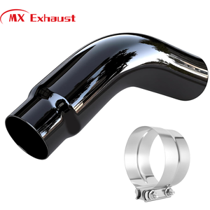 Precio al por mayor: Tubo de <span class=keywords><strong>escape</strong></span> cromado aprobado para el mercado estadounidense, codo de <span class=keywords><strong>escape</strong></span> de 4 y 5 pulgadas, puntas de <span class=keywords><strong>escape</strong></span> 47 y 58 - Product Image 4