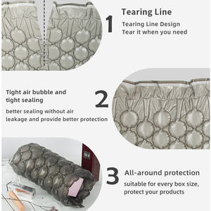 Alta calidad negro/Verde Flexible resistencia a los golpes inflable reciclado burbuja película cojín de aire envoltura de embalaje - Product Image 5