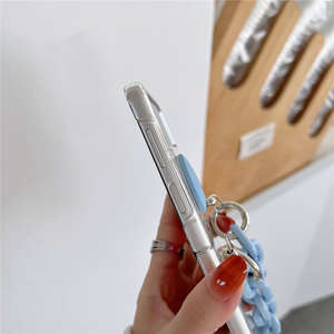 Ins Style Cute Heart Clear Cover nuova custodia pieghevole per telefono <span class=keywords><strong>con</strong></span> catena per Samsung <span class=keywords><strong>Galaxy</strong></span> Z Flip4 3 - Product Image 4