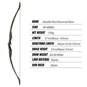 Hi <span class=keywords><strong>Top</strong></span> Ilf 60 Riser 25 "tiro con l'arco ricurvo 30 libbre Pound Draw tiro con l'arco arco Arro2 antica freccia con fiocco - Product Image 2