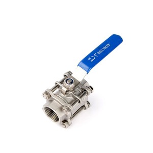 Chất lượng cao tùy chỉnh 3PC Hướng dẫn sử dụng bóng van cho khí/nước/dầu với chủ đề nội bộ OEM hỗ trợ - Product Image 1