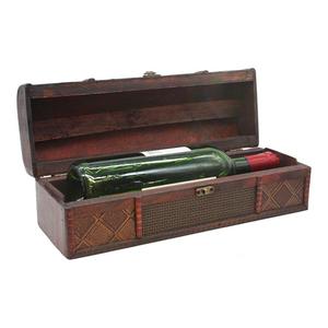 Cổ Điển Hình Chữ Nhật Rượu Vang Bằng Gỗ Box Với Nắp Bằng Gỗ Vận Chuyển Thùng Bằng Gỗ Vận Chuyển Thùng - Product Image 3