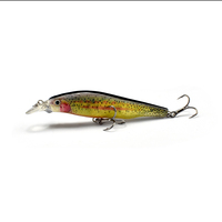 HOT Verkauf Minnow elektrische mechanische Vibration Jerkbait Wobbler Swimbait USB wiederauf ladbare blinkende LED-Licht Angel köder