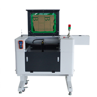 60x40 co2 máquina de corte de gravura a laser para papel de madeira acrílica