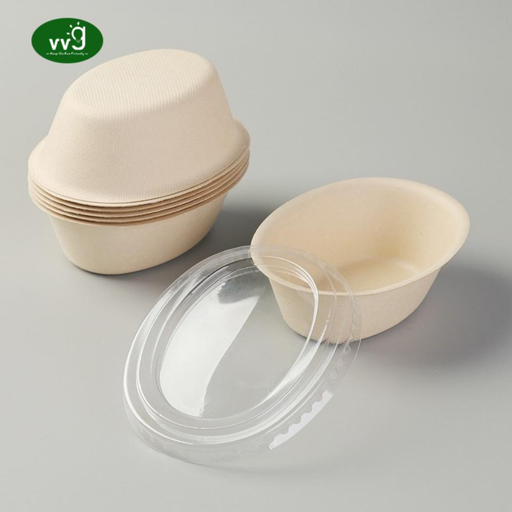 Greensight Disposable Paper Bowls 32oz Heavy Duty 100 Pack Eco-friendly Compostable Bowls Party Serving Bowls For Salad Ice Cream Dessert And Hot Soup Biodegradable Bowls Made Of Sugarcane Nature | Buy Now - View #8