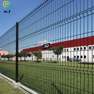 3d Steel Fence Security Curvy Welded Wire Fence Mesh 3d Curved Welded Steel Wire Mesh Panel Fence