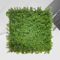 Décoration de pelouse de fleur de simulation de mur de plante artificielle d'intérieur verte pour l'option de tenture murale de fond de balcon