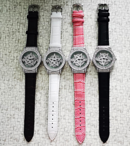 <span class=keywords><strong>Montre</strong></span>-<span class=keywords><strong>bracelet</strong></span> de luxe pour <span class=keywords><strong>femme</strong></span>, cadran rond, grand cadran argenté, avec <span class=keywords><strong>bracelet</strong></span> en <span class=keywords><strong>cuir</strong></span>, étanche, mouvement à quartz, <span class=keywords><strong>bracelet</strong></span> de 20 mm - Product Image 5