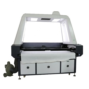 Automatic Big Vision High-Speed 100W CO2 Laser Cutting Machine for AI BMP PLT Digital Print Textile - Product Image 2