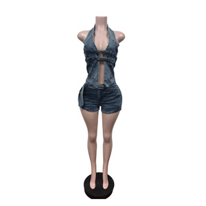 Ropa Americana en Pacas de Gran Demanda: Conjuntos de Verano Y2K para <span class=keywords><strong>Mujer</strong></span>, Mini Conjuntos Sexys, Ropa Urbana Hiphop Sheining - Product Image 6