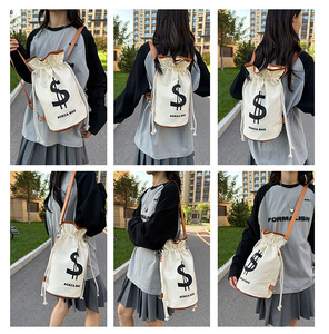 Segno del dollaro per bambini pirata a tema bomboniere rapinatore capitano Cosplay oggetti di scena con dolcetti <span class=keywords><strong>borsa</strong></span> di tela di Halloween con coulisse - Product Image 6