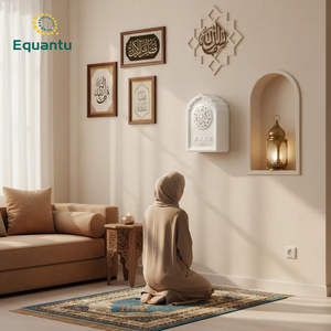 ลำโพงอิเล็กทรอนิกส์รูปทรงคัมภีร์กุรอาน เครื่องเล่น MP3 ดิจิทัล พร้อมเสียงเพลง ตัวเครื่องพลาสติก ของขวัญสำหรับชาวมุสลิม - Product Image 1