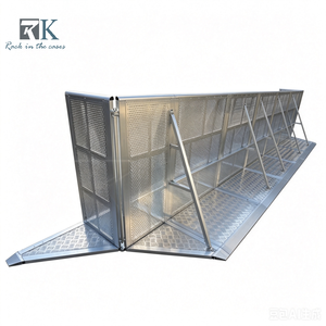 Interlocking Cable Ramp Concert Used Cable Control Barrier Stainless Crowd Control Barrier for Events Use - Product Image 1