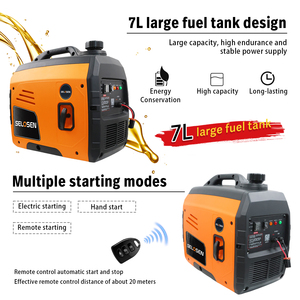 Taşınabilir 48V 60V 72V DC Benzinli Sessiz Jeneratör 2kW 50Hz Kamyon Aküsü Klima 48v DC Jeneratör Akü Şarjı İçin - Product Image 2