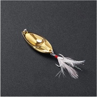 Umpan Pancing Spinnerbait Ikan Gabus Lemparan Jauh Bahan Zinc Alloy Umpan Keras Buatan Umpan Putar Dengan Kait Grosir Pancing Bass