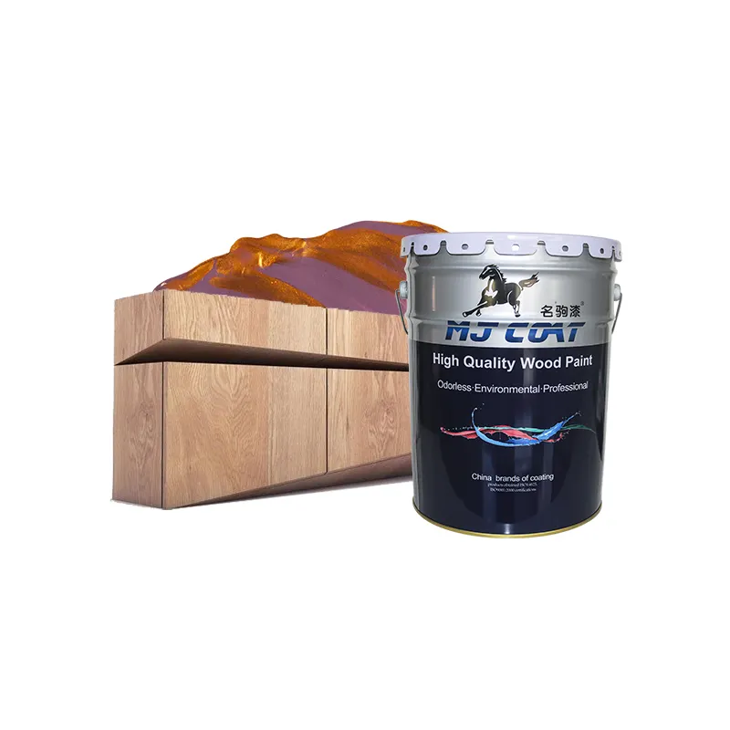 Cat transparan PU untuk meja kayu dan meja pasokan pabrik Resin epoksi