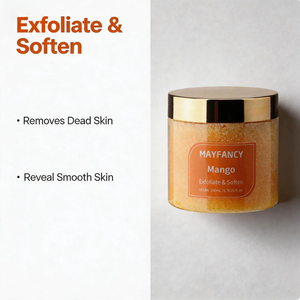 <span class=keywords><strong>Exfoliante</strong></span> Corporal de Mango Mayfancy, Suaviza y Exfolia la Piel, Cuidado Vegano para la Piel, 200 ml - Product Image 4