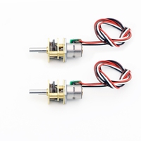 Moteur pas à pas miniature à aimant permanent DC5V, arbre de 3,0 mm (08 mm), 2 phases 4 fils, de précision, avec boîte de réduction 100:1