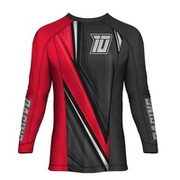 Kaos Balap Motocross Sublimasi 2022 100% Poliester Sublimasi Jersey Motor Off-road