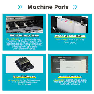 तेज शिपिंग समय i3200 हेड डीटीएफ प्रिंटर टी शर्ट के लिए 60 सेमी प्रिंटिंग 60 सेमी/एच - Product Image 2