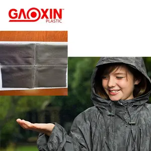 2L TPU Clear Tape For Transparent Raincoats Waterproof Clothing With Concealed Hood PVC Rain Suit