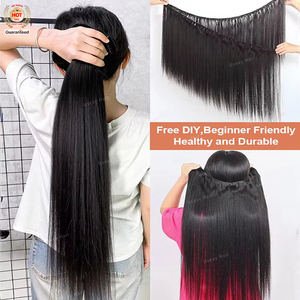 Dropshipping 12A, venditore di capelli umani vietnamiti, vendita all'ingrosso di cuticole vergini lisci e vergini, - Product Image 5