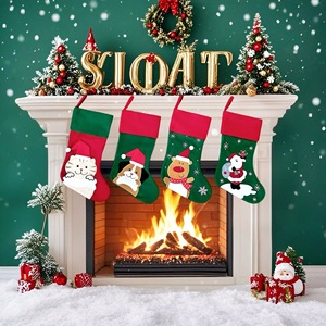 Chaussettes de Noël personnalisées avec logo mignon pour la décoration de l'arbre de Noël, cadeaux de Noël pour la famille - Product Image 4
