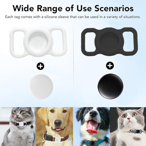 Funda de silicona RSH Smart Air Tag para Collar de mascotas MFi Find My Key Finder <span class=keywords><strong>Locator</strong></span> para Apple Dog Wallet Equipaje Seguimiento global - Product Image 6