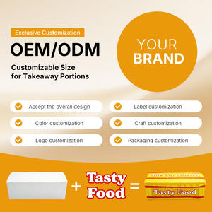 Cajas Ecológicas Personalizadas para Alitas de Pollo Frito, Biodegradables, Portátiles, para Comida Rápida para Llevar, con Cierre Magnético - Product Image 5