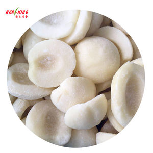 Mitades de melocotón blanco IQF Miel Melocotón Medio corte Precio de fábrica 10kg Mitades de melocotón blanco jugoso congelado a granel - Product Image 1