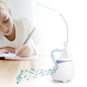 EZ-02 <span class=keywords><strong>Usb</strong></span> Di Động Sạc Bàn Linh Hoạt Đèn Máy Nghe Nhạc Đèn Chăm Sóc Mắt Điều Khiển Cảm Ứng BT Loa Với Giá Đỡ Điện Thoại - Product Image 5