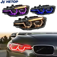Phare HETOP F30 2012-2019 Style RGB Série 3 Phare Ikon Mise à niveau LED DRL Style bol réfléchissant Accessoires pour BMW